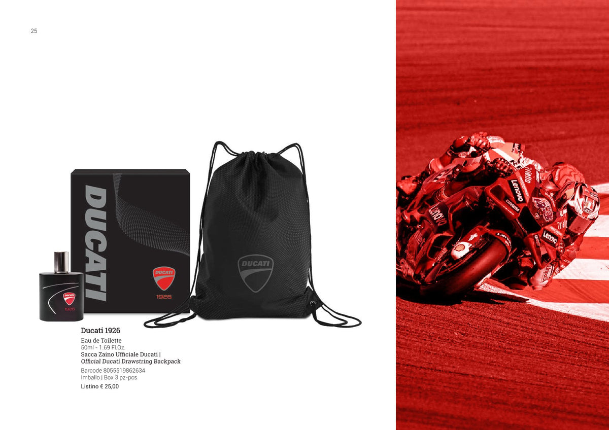 Woda toaletowa Ducati 1926 50 ml + plecak sportowy