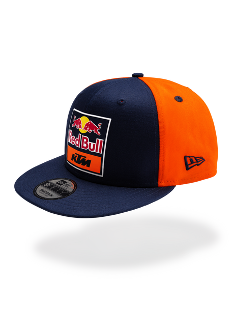 Czapka zespołowa KTM Red Bull Racing z prostym daszkiem