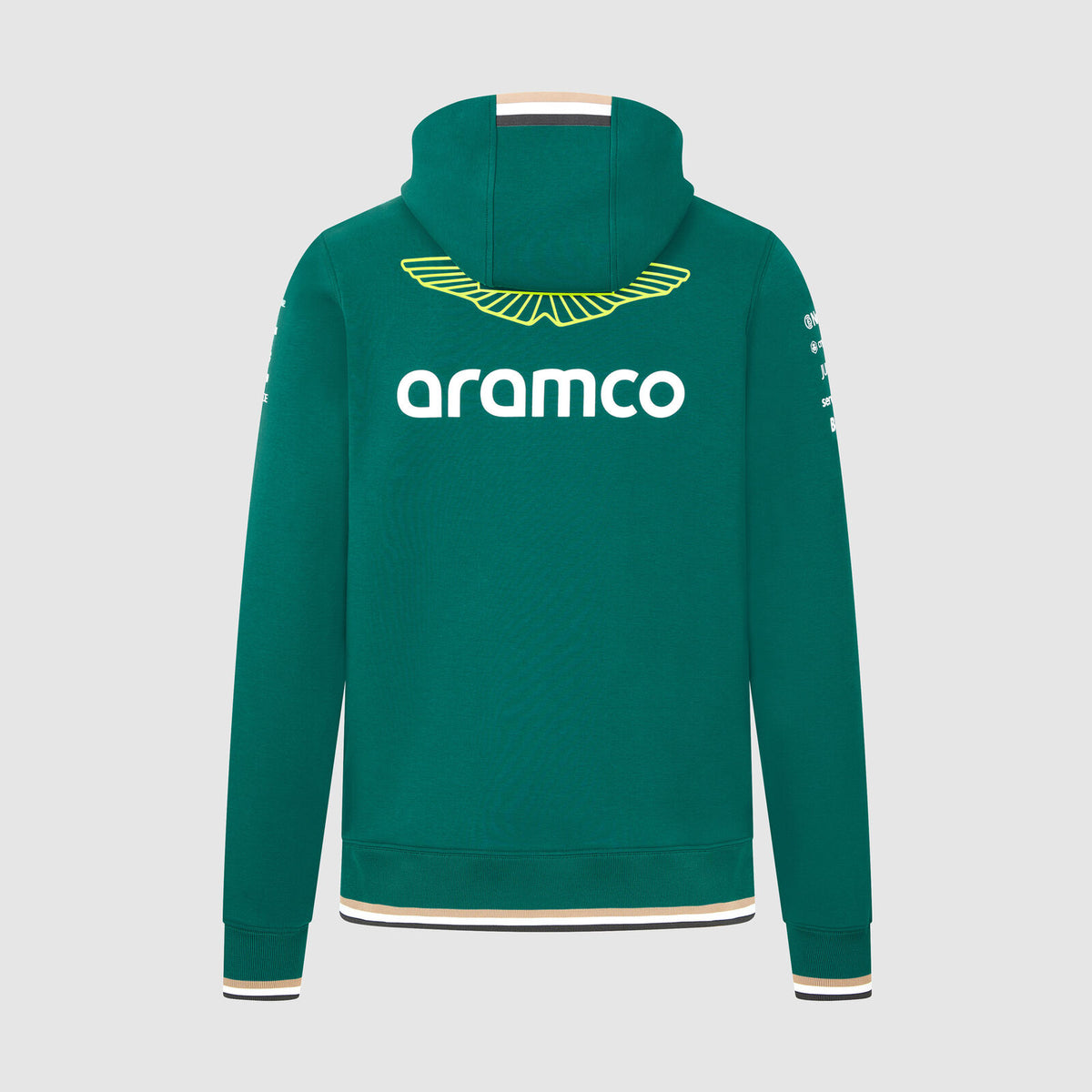 Bluza zespołowa z kapturem Aston Martin F1 Team zielona