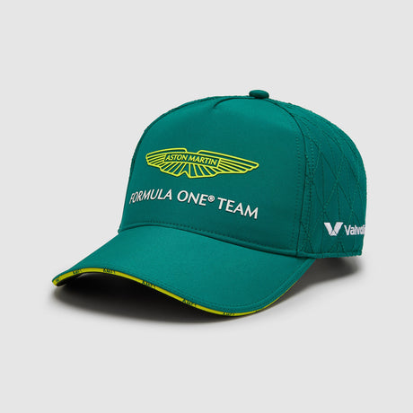 Dziecięca czapka z daszkiem zespołowa Aston Martin F1 Team zielona