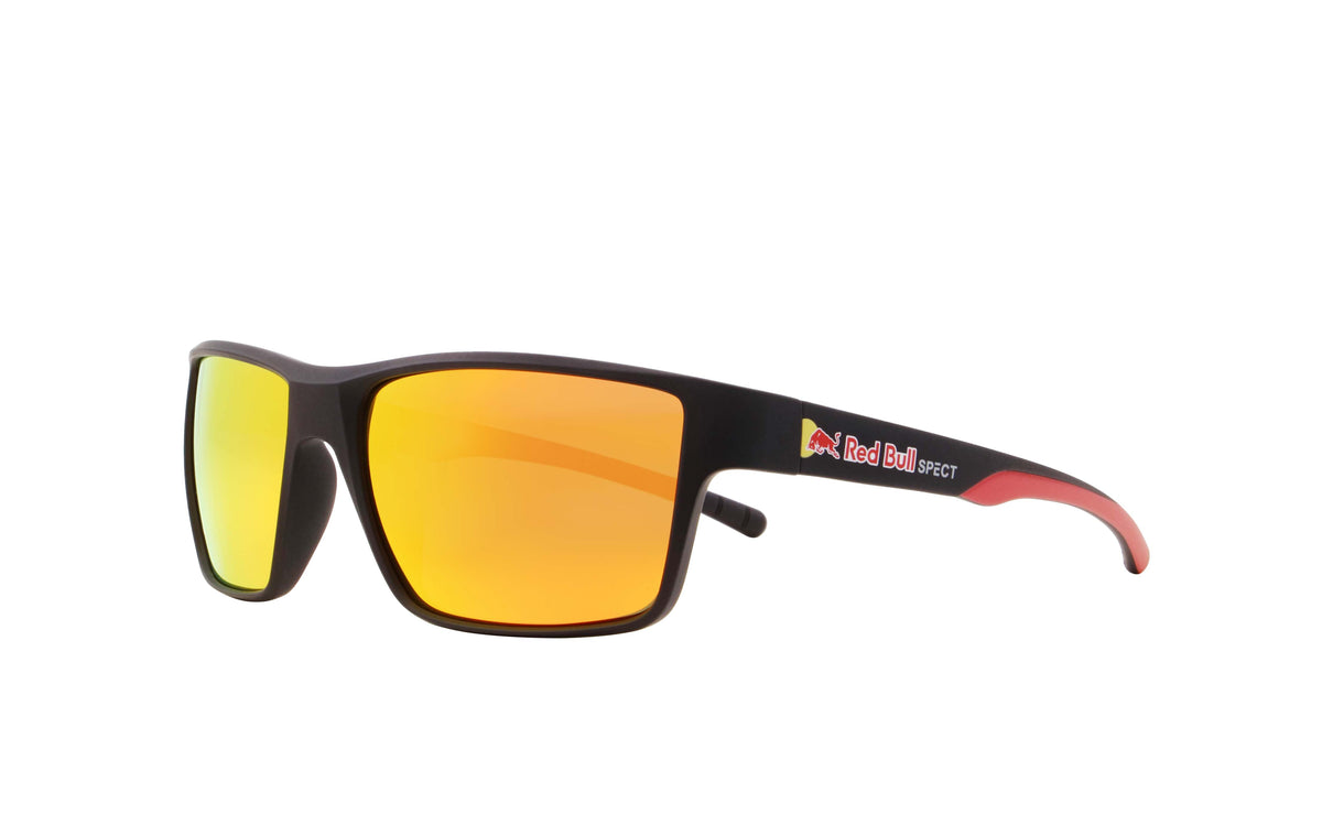 Red Bull Spect CHASE sunglasses black with brown lenses