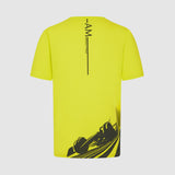 Aston Martin F1 Team GRAPHIC fan T-shirt light yellow