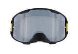 Gogle motocrossowe Red Bull Spect STRIVE czarne ze srebrną szybą
