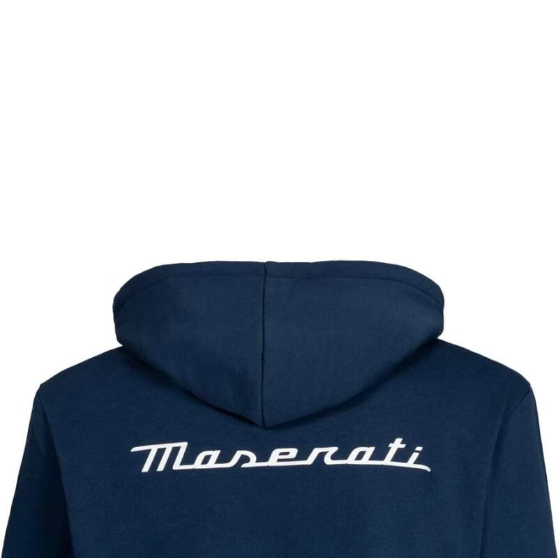Męska bluza z kapturem Maserati granatowa