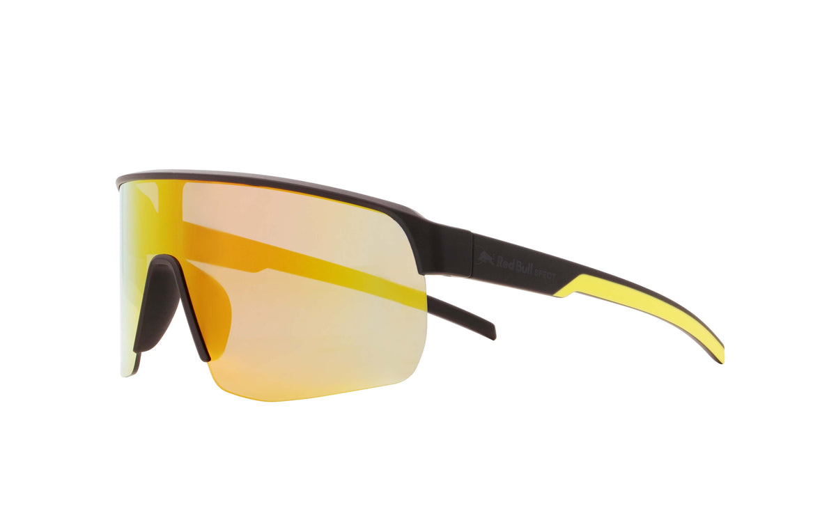 Red Bull Spect DAKOTA sunglasses black with blue-yellow lens