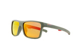 Red Bull Spect KANE sunglasses olive green with brown lenses
