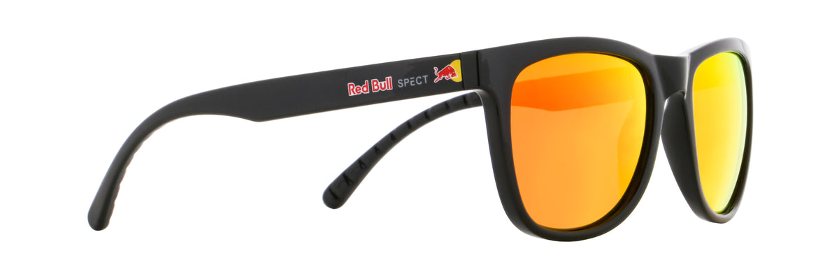 Okulary przeciwsłoneczne Red Bull Spect ECOS czarne z brązowymi soczewkami