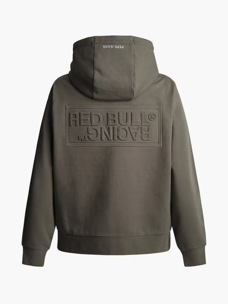 Bluza z kapturem Pepe Jeans - Red Bull Racing ciemnozielona