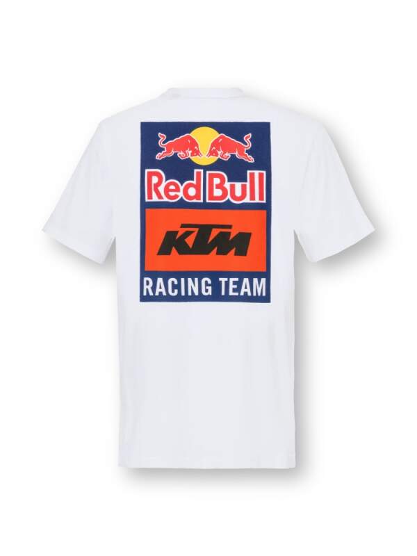 Koszulka casual KTM Red Bull Racing z logo biała