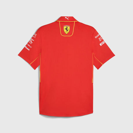 Koszulka polo zespołowa PRO Scuderia Ferrari F1 czerwona