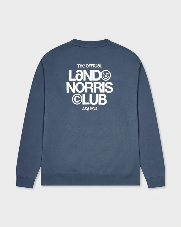 Lando Norris LN4 Club Sweatshirt – Blue