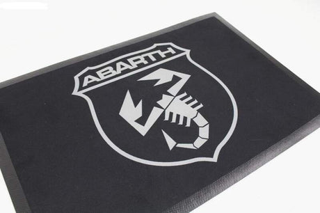 Abarth original car mat black with logo