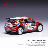 Model IXO Škoda Fabia Rally2 2024 N.38 M. Locatelli - Rally Monte Carlo
