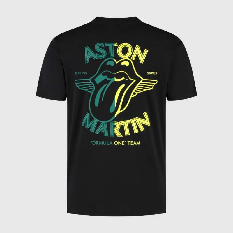 Koszulka kibica Aston Martin F1 Team edycja Rolling Stones