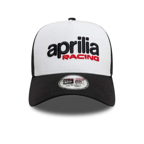 Czapka z daszkiem Aprilia Racing EF biała z logo