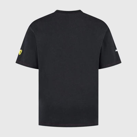 Koszulka casual Scuderia Ferrari F1 czarna GRAPHIC