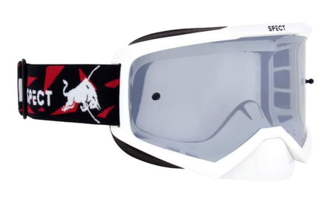 Red Bull Spect EVAN motocross goggles white with clear lens