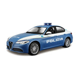 Model Bburago do złożenia Alfa Romeo Giulia Polizia