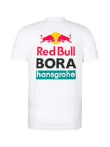 Red Bull Bora Hansgrohe fan T-shirt white with logo