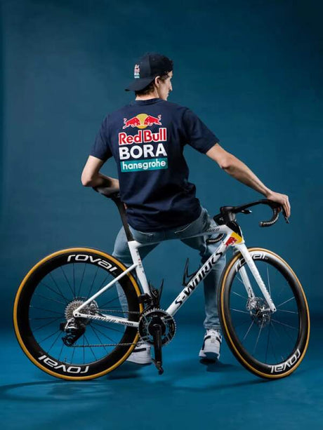 Koszulka kibica Red Bull Bora Hansgrohe granatowa z logo