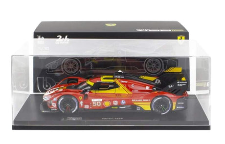 Model Bburago Ferrari 499P NR. 50 Winner Le Mans 2024 1:18 - edycja Deluxe