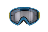 Gogle motocrossowe Red Bull Spect WHIP neonowoniebieskie z przezroczystą szybą