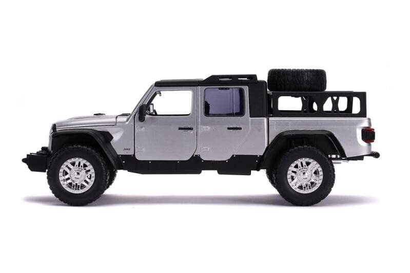 Model Szybcy i wściekli JEEP Gladiator 2020 1:24 szary