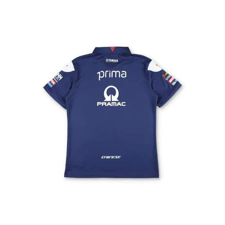 Yamaha Pramac team polo shirt with sponsor logos