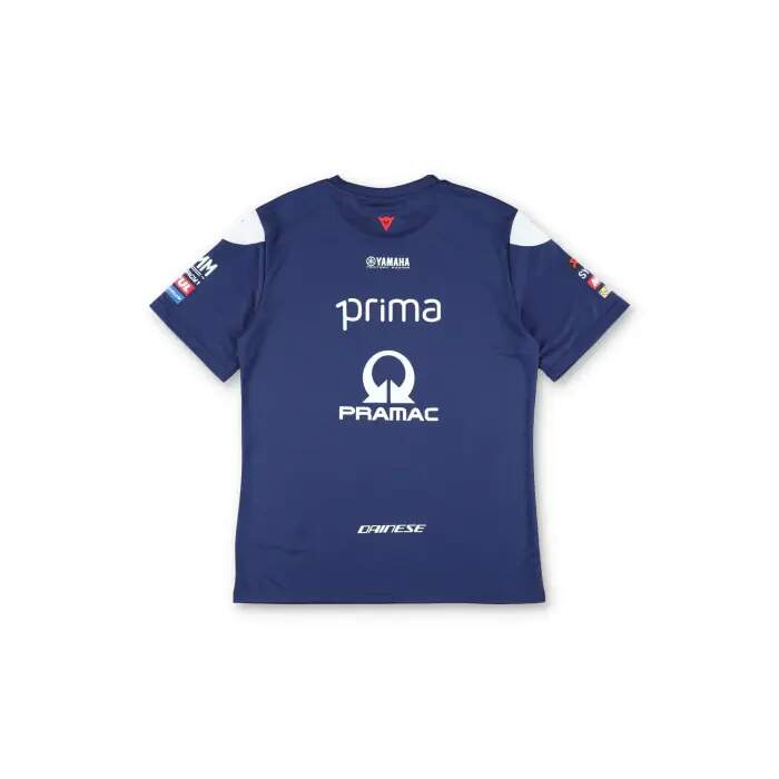 Yamaha Pramac team T-shirt with sponsor logos