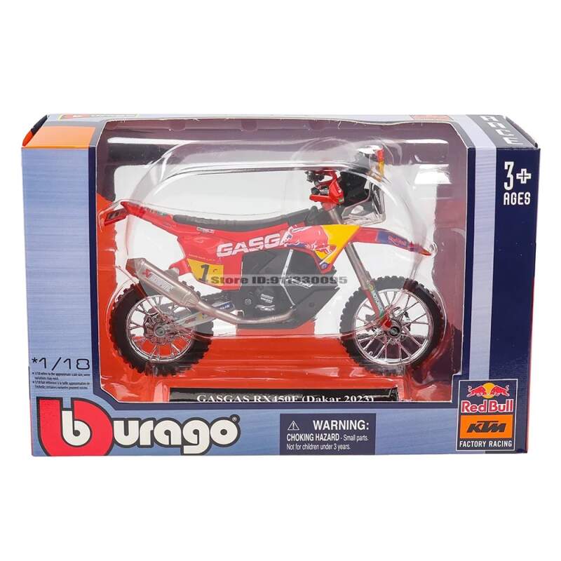 Model motocykla GASGAS RX450F #1 Rajd Dakar 2023