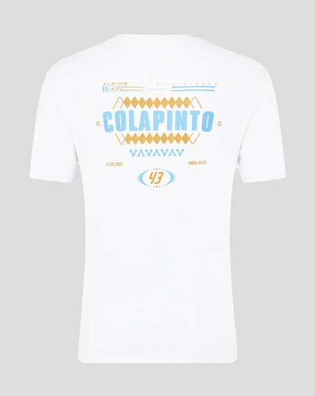 BWT Alpine F1 Team Franco Colapinto T-Shirt – White