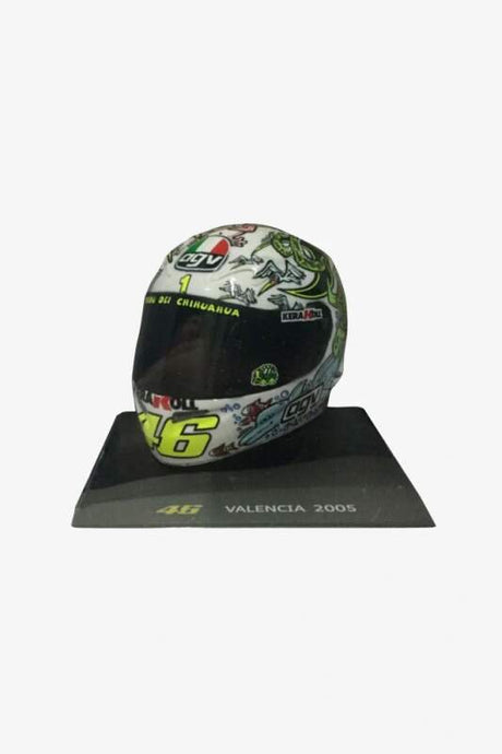 Model kasku MotoGP Valentino Rossi Valencia 2005