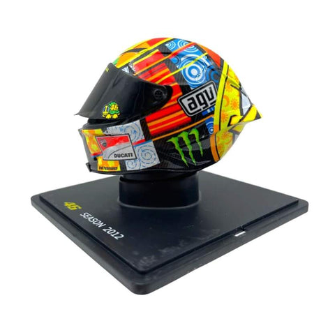 Model kasku MotoGP Valentino Rossi Ducati 2012