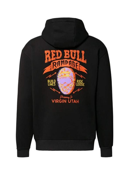 Bluza casual z kapturem Red Bull Rampage FREERIDE czarna