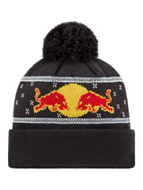 Czapka zimowa z pomponem Oracle Red Bull Racing z logo – edycja świąteczna