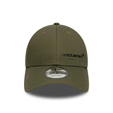 Czapka z daszkiem casual McLaren F1 ESS ciemnozielona z logo