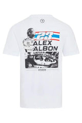 Koszulka kibica Alex Albon - Williams Racing F1 biała - XXL