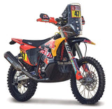 Model motocykla Red Bull KTM 450 Rally Dakar 2024 Kevin Benavides nr 47