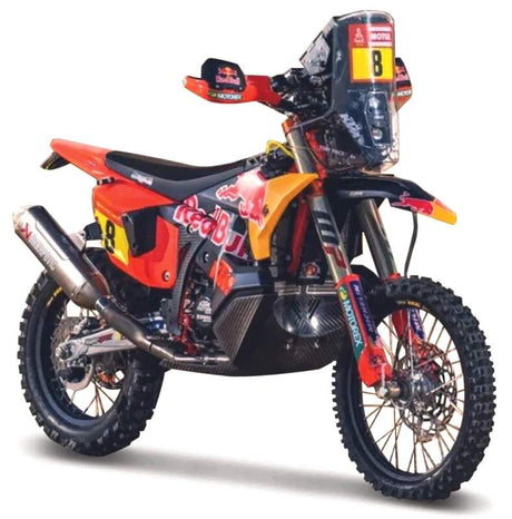 Model motocykla Red Bull KTM 450 Rally Dakar 2024 Toby Price nr 8