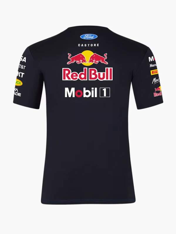 Oracle Red Bull Racing T-shirt with sponsor logos - team edition