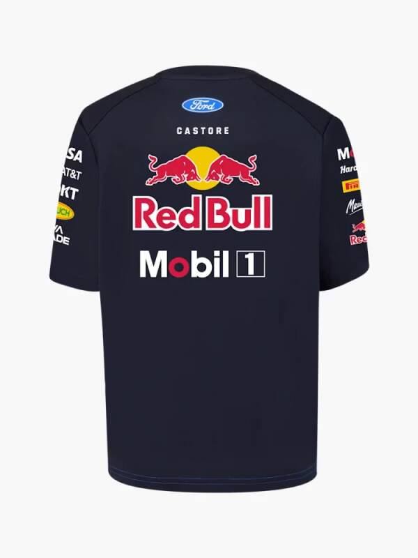Oracle Red Bull Racing kids' T-shirt with sponsor logos - team edition