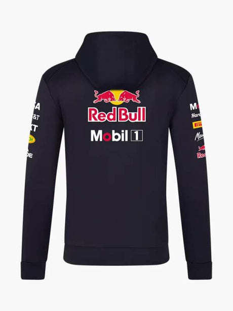 Oracle Red Bull Racing zip-up sweatshirt with sponsor logos - team edition