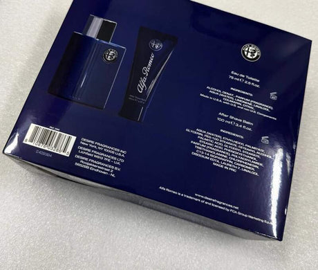 Zestaw prezentowy Alfa Romeo Blue Eau De Toilette 75 ml + balsam po goleniu 100 ml