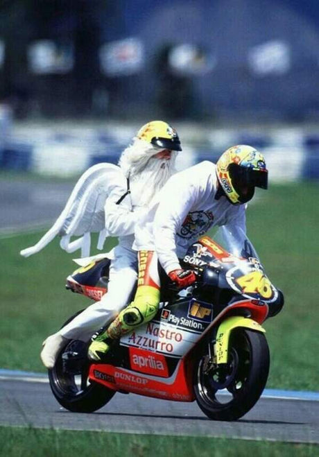 Model kasku MotoGP Valentino Rossi Brazylia 1999 Jacarepaguá