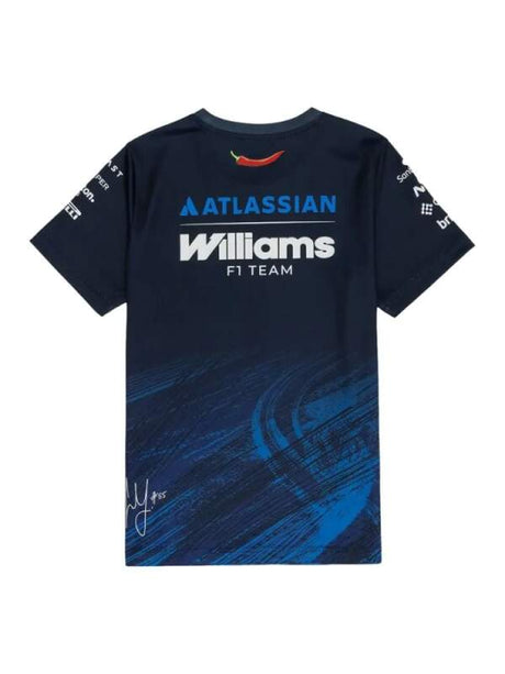 Women's Williams F1 Team #55 Carlos Sainz T-shirt - team edition