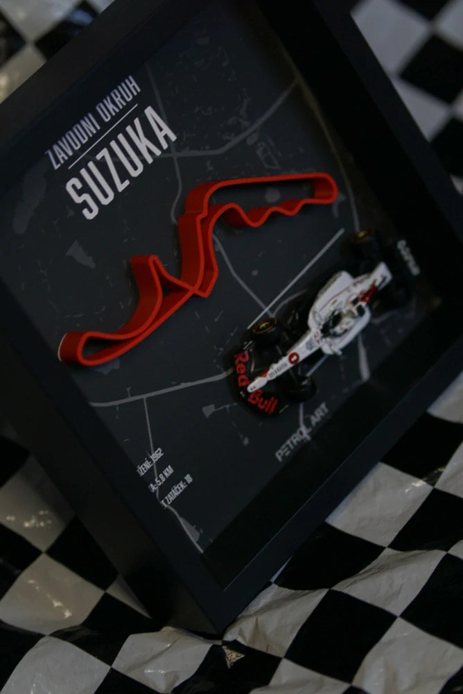 Petrol Art 3D Picture – Max Verstappen, Suzuka