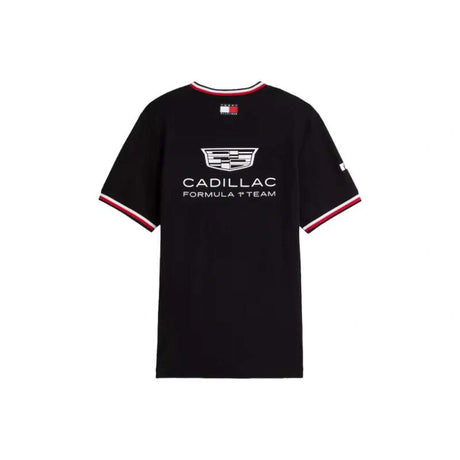 Czarna koszulka Cadillac F1 x Tommy Hilfiger - edycja zespołowa