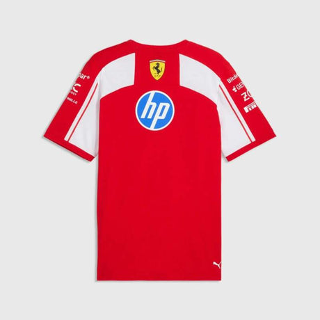 Koszulka Scuderia Ferrari F1 x Puma z logo sponsorów - edycja zespołowa