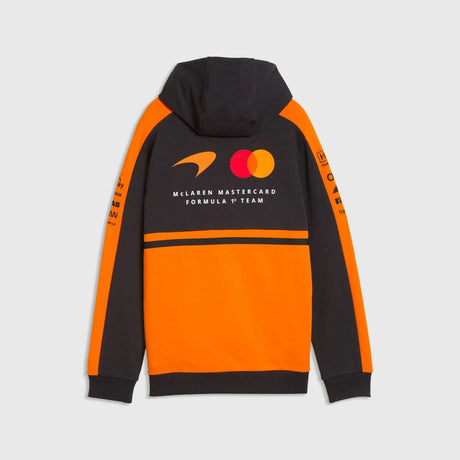 Dziecięca bluza z kapturem McLaren F1 Team 2026 – pomarańczowo-szara