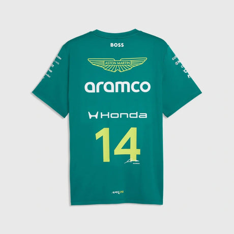 Koszulka Aston Martin F1 Team Fernando Alonso #14 2026 – zielona